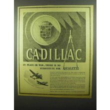 1942 Cadillac Ad - In Peace or War... Quality