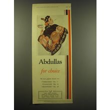 1944 Abdulla Cigarettes Ad - Abdullas for choice