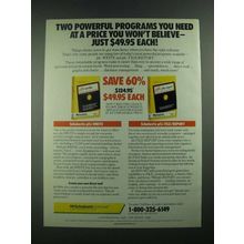 1988 Scholastic Software Ad - pfs: Write and pfs: File/Report