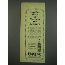 1949 Seagers Gin Ad - Another year of success for Seagers