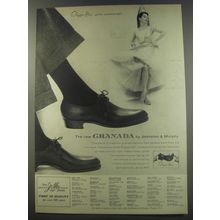 1956 Johnston & Murphy Granada Shoes Ad - The new Granada