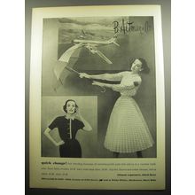 1957 B. Altman & Co. Dress Ad - Quick Change!