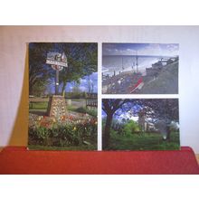 multiview, OVERSTRAND, NORFOLK, used postcard 1993 pm =