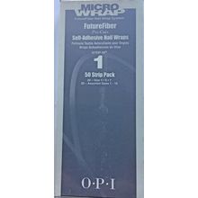 50 Pack OPI MICROWRAP FutureFiber Pre-Cuts Self-Adhesive Nail Wraps Step #1