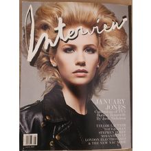 Interview Mag August 2009 - January Jones: Confessions of TV's Hottest Housewife