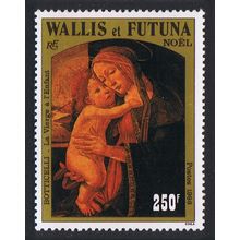 Wallis and Futuna Christmas Painting Botticelli 1986 MNH SG#500 Sc#346