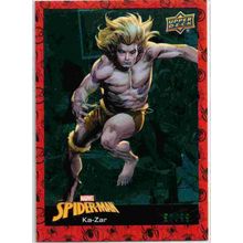 2024 UPPER DECK SPIDER-MAN PARALLEL card # 50 GREEN FOIL KA-ZAR