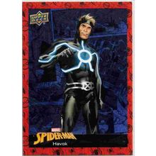 2024 UPPER DECK SPIDER-MAN ' BLUE PARALLEL ' card # 66