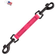 Dog Pet Prong Collar Safety Backup Clip W 3/4" x L 10.5" Passionfruit Pink