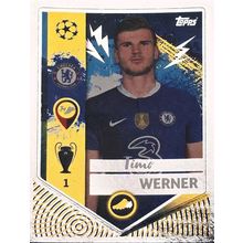 Topps Champions League 22/23 Sticker 150 Timo Werner Silver Parallel CHELSEA