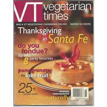 VEGETARIAN TIMES magazine NOVEMBER 2002
