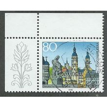 GER 1995 80pf '1000TH ANN OF GERA' (CORNER MARGIN) FINE USED (EBID49-441)