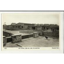 Yorkshire FEATHERSTONE Girn Hill Lane New School Postcard by Frith (FSE.21)