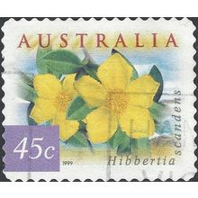 AUSTRALIA, FLOWER, Hibbertia scandens s/a, violet 1999, 45c, #3