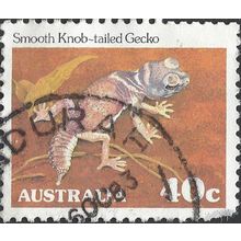 AUSTRALIA, REPTILE, Knob-tailed Gecko, brown 1982, 40c, #4