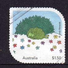 2024 WHERE IS THE GREEN SHEEP? USED SELF-ADHESIVE MYSTAMP. 27/28