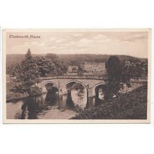 Chatsworth House Derbyshire Postcard V87