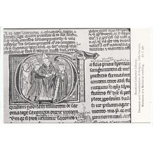 Decretals and Constitutions of Gregory Hereford Cathedral Library Postcard