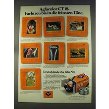 1977 Agfa Agfacolor CT18 Film Ad - in German