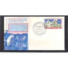 FDC Int'l Wallis and Futuna Honoring USA Bicent (Cachet-U/A) CV01132