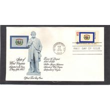 FDC Fleetwood 1667 13c West Virginia (Cachet-U/A) CV01232