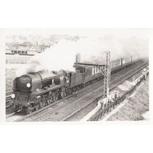 Train At Raynes Park Near Wimbledon Station Vintage Railway Photo