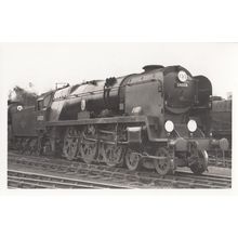 34008 Train At Unidentified Station Vintage Railway Photo