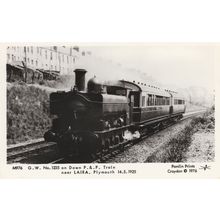 Laira Station Plymouth GW Train Railway RPC in 1925 Postcard