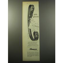 1955 Pioneer Belts Ad - Gala gators