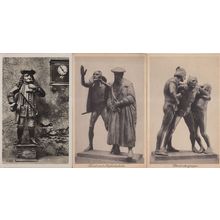 Bildwerk Von Professor Matthie Molitor 3x German Statue Postcard s