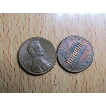 1984d USA 1 Cent Lincoln Memorial Coin