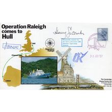 Harry Secombe Operation Raleigh Comes To Hull Rare 1987 Hand Signed FDC