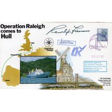 Lieutenant Colonel G Straw Operation Raleigh Comes To Hull Hand Signed FDC