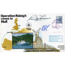 Sir Ranulph Twisleton Operation Rayleigh Hull Oxford Bayonet Hand Signed FDC
