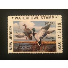 ICOLLECTZONE US New Jersey 1985 Duck Stamp VF NH