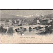 Vue Prise de Saint-Jean, Genève, 1901 - Jullien Frères CPA JJ2030