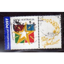 AUS 2001 80c 'CHRISTMAS STAR' FINE USED (EBID43-978)