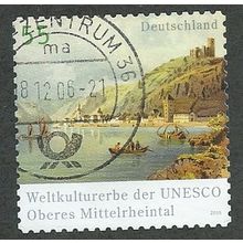 GER 2006 55c (S/A)' U.N.E.S.C.O (RHINE VALLEY) ' FINE USED (EBID51-248)