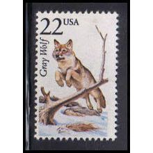2322 22c Grey Wolf Fine MNH V3987