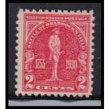 688 2c Battle of Braddock Fine MNH O2691