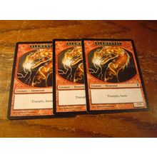 Magic The Gathering, MTG, 3- Cards, 1993-2009, Diff. Backs, ELEMENTAL, nm