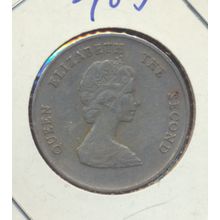 1981 East Caribbean States, 25 Cent Coin, Ungraded