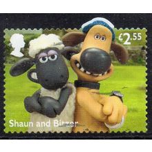 GB 2022 Aardman Classics - Shaun and Bitzer £2.55 Used