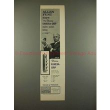 1960 Flexon Kamera-Grip Ad w/ Allen Funt - A Snap!!