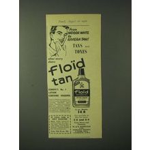 1960 Floid Tan Ad - From indoor white to Riviera Tan!