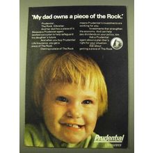 1970 Prudential Life Insurance Ad - My Dad Owns