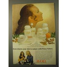 1971 Avon Prima Natura Ad - Returns Skin to Nature