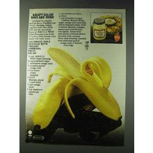 1978 Dole Bananas and Kraft Miracle Whip Ad - Ambrosia
