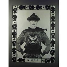 1981 Krizia Fashion Ad