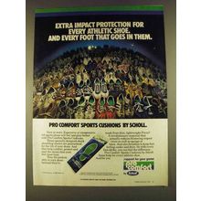 1980 Scholl Pro Comfort Sports Cushions Ad - Protection